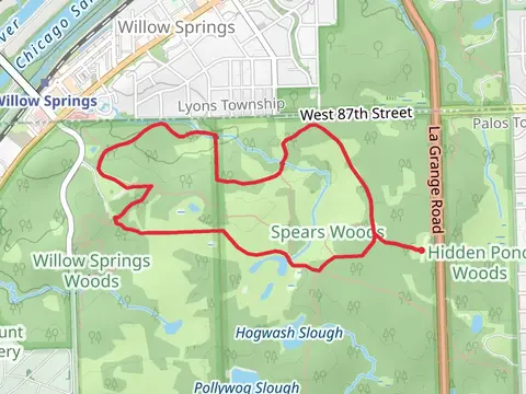 Palos Orange, Black and Yellow Unpaved Loop Trail