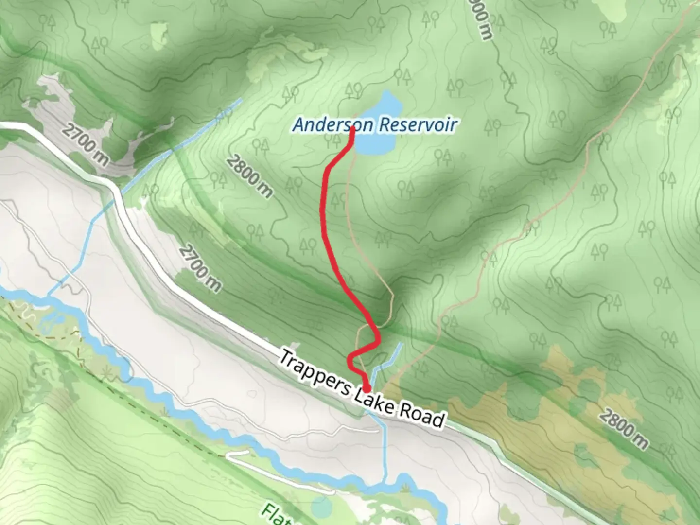 An image depicting the trail Anderson Reservoir Trail and its surrounding area.