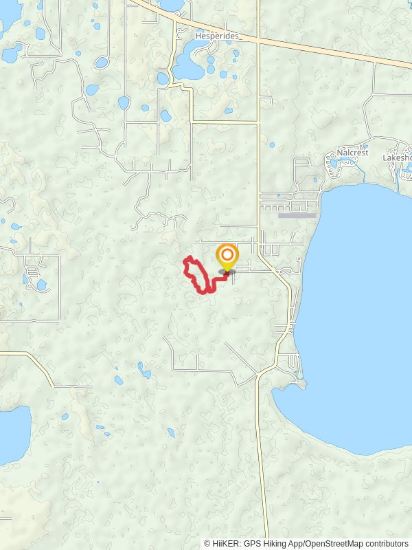Creek Bluffs Loop Trail mobile static map