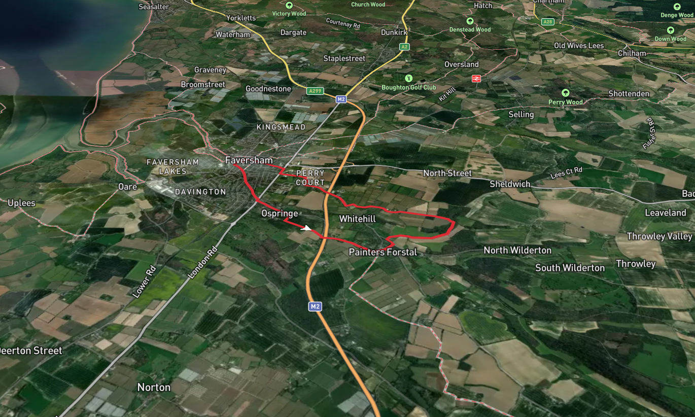 Faversham to Painter's Forstal Loop
