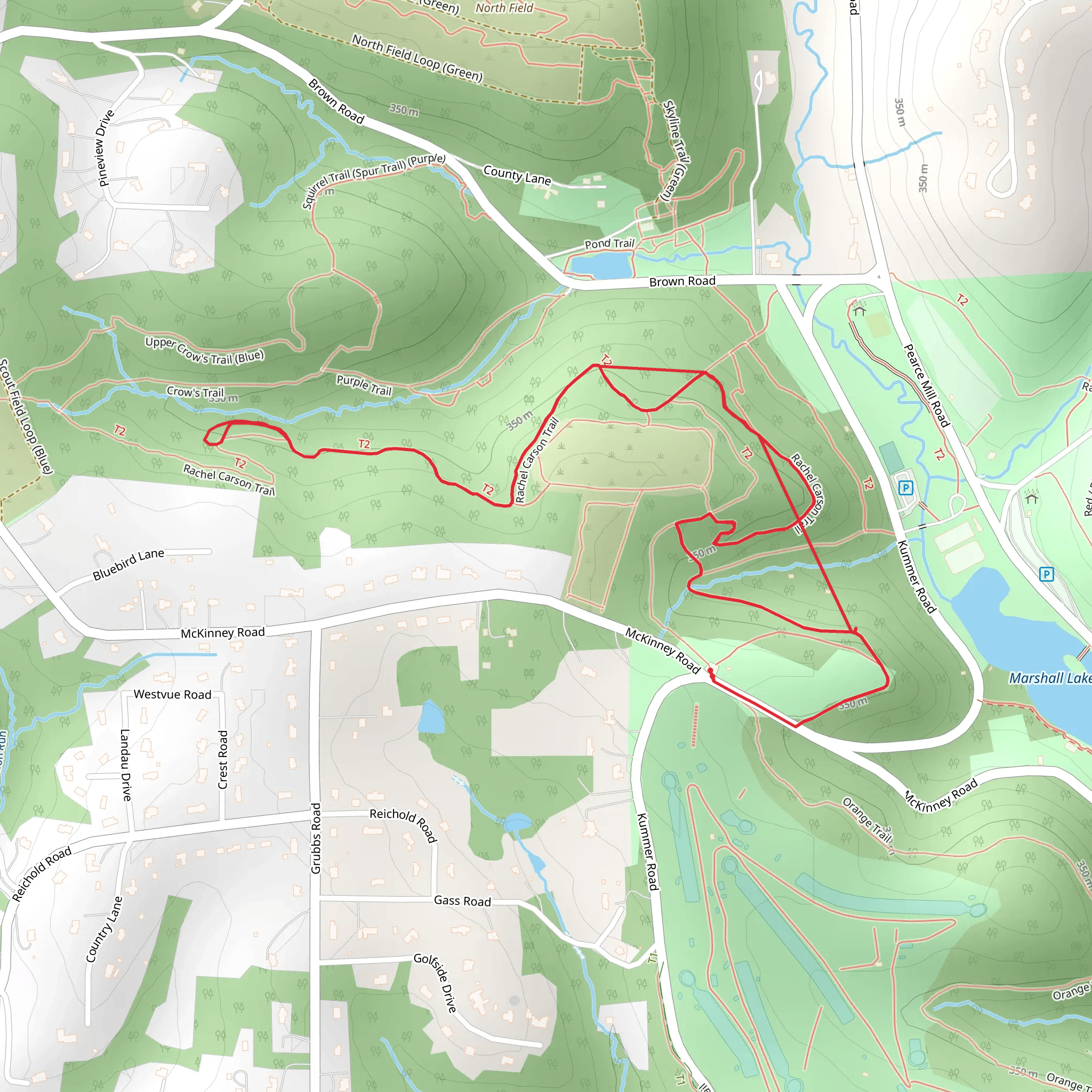 Rachel Carson Trail from McKinney Road mobile static map