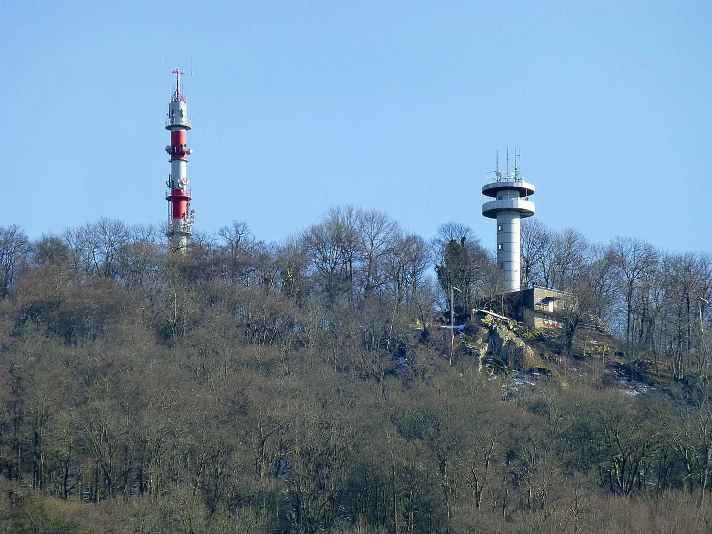 An image depicting the trail Melibokus via Nibelungensteig and its surrounding area.