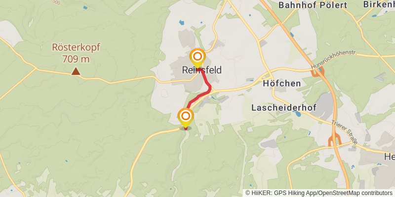 Saar-Hunsrück-Steig spur 4 Map