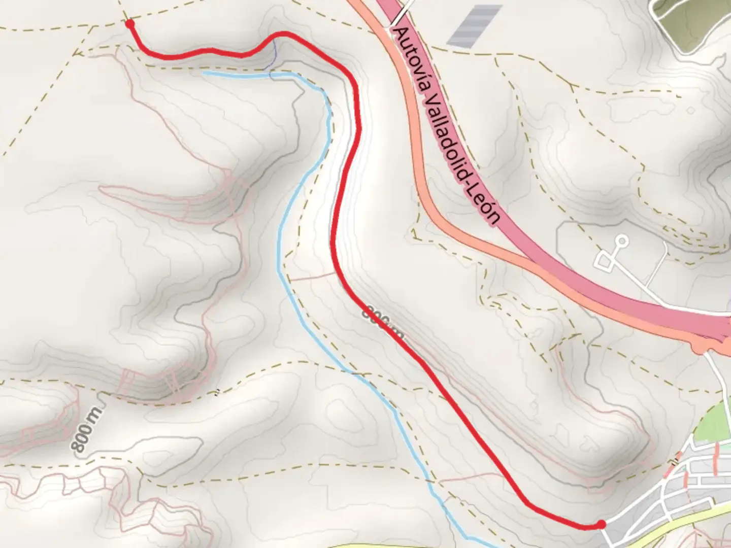 An image depicting the trail Donkey Train PR VA 27 and its surrounding area.