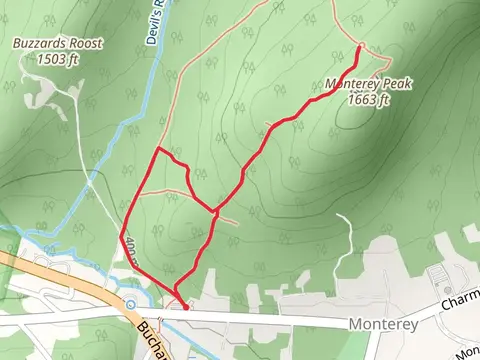 Billy Yank Trail Loop from Chairman Road