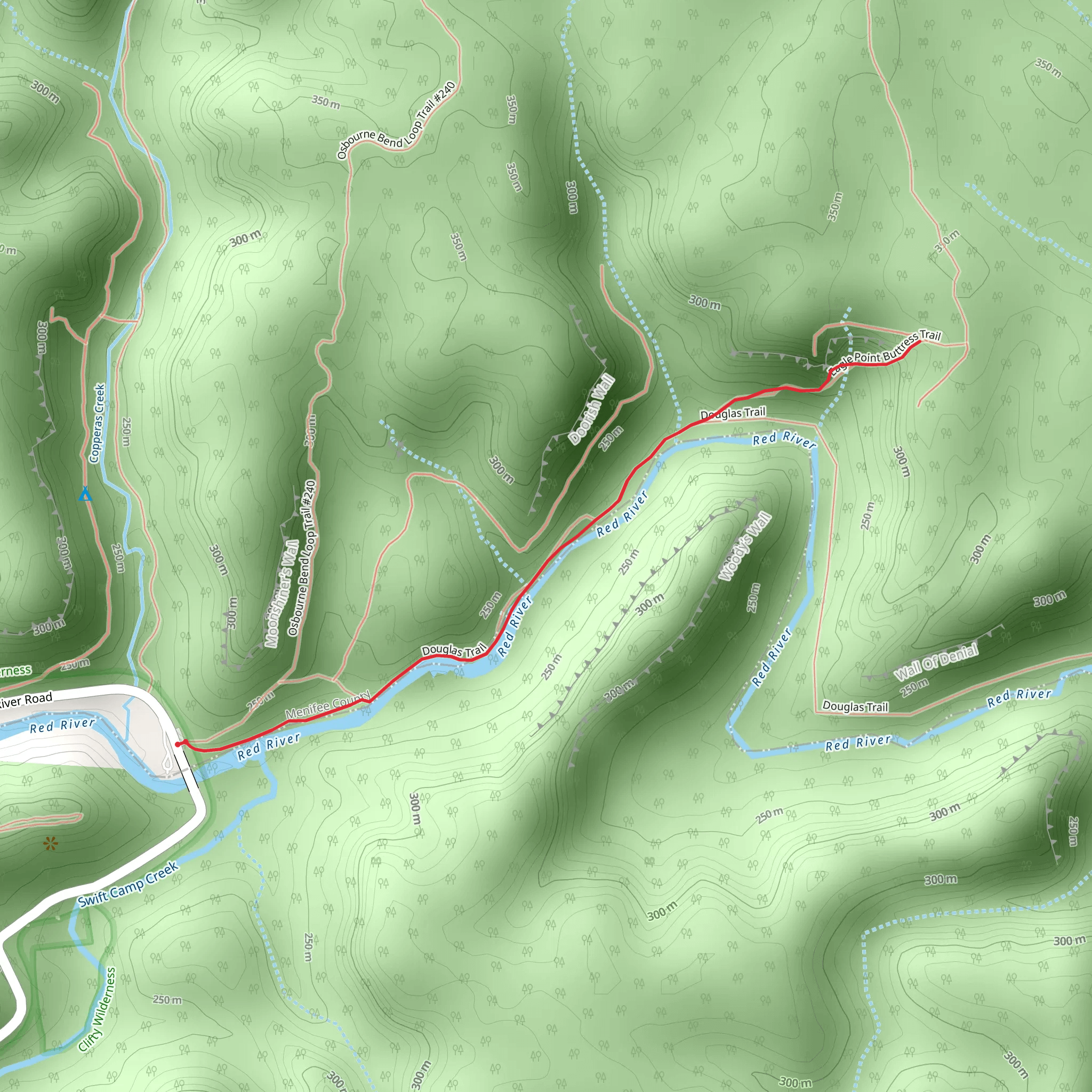 Red River Walk mobile static map