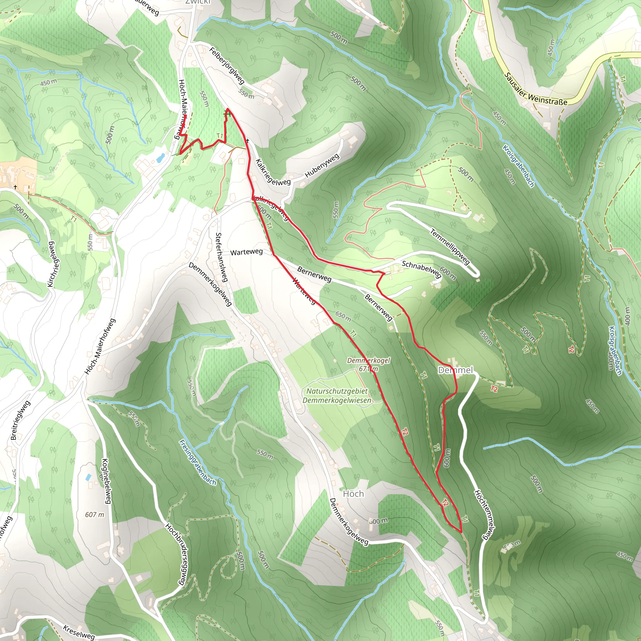 Demmerkogel mobile static map