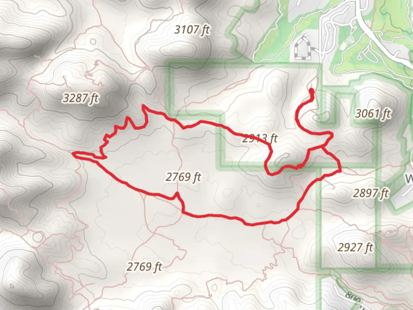 An image depicting the trail Rock Wren Trail and Starr Pass Loop Trail and its surrounding area.