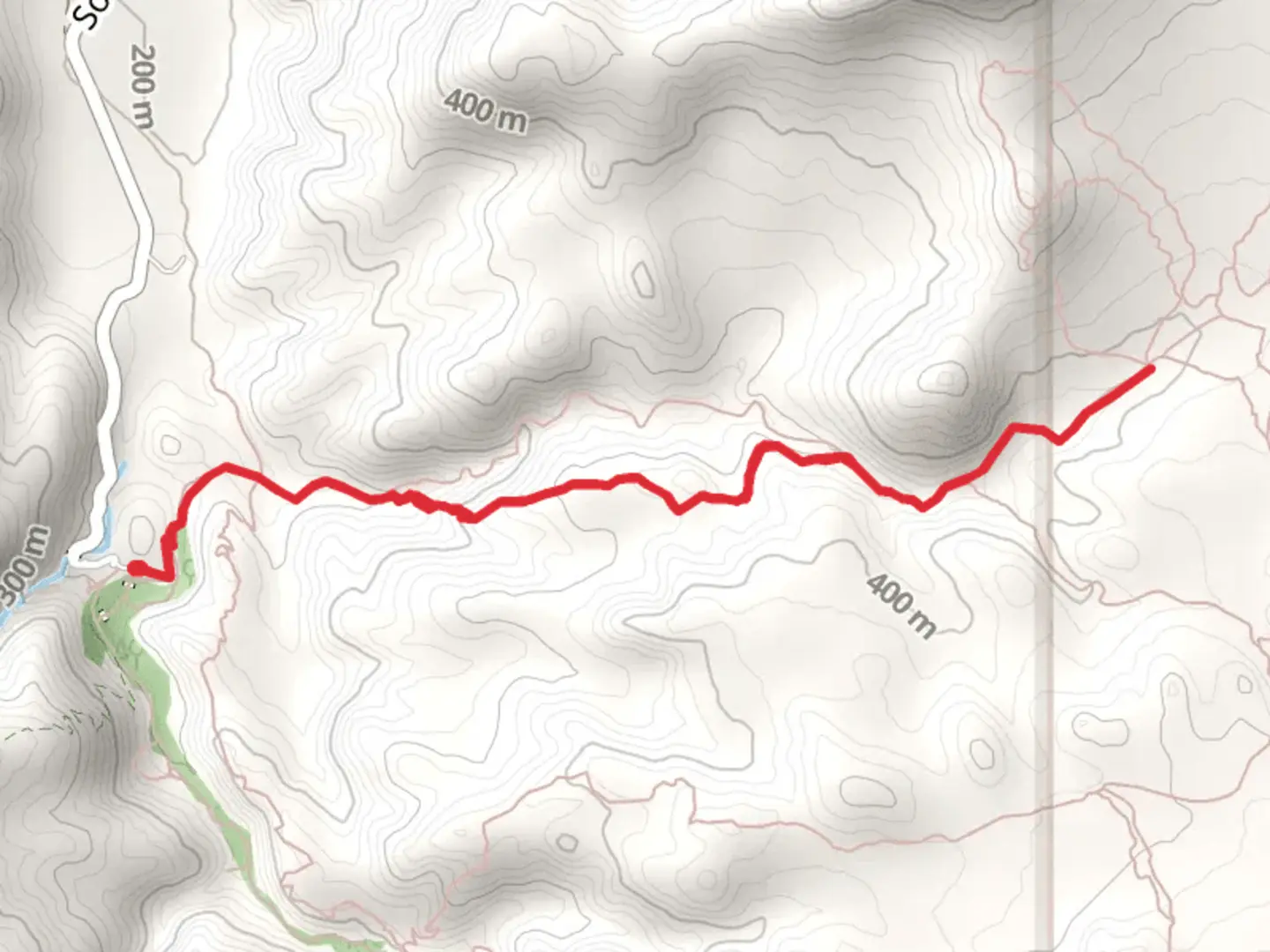 An image depicting the trail Fern Canyon Trail and its surrounding area.