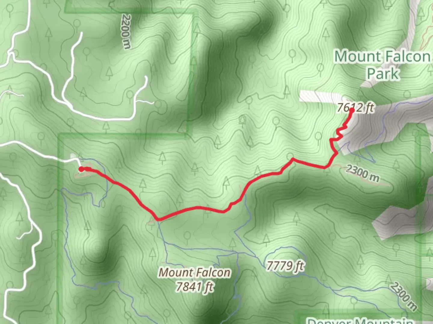 An image depicting the trail Castle Trail and its surrounding area.