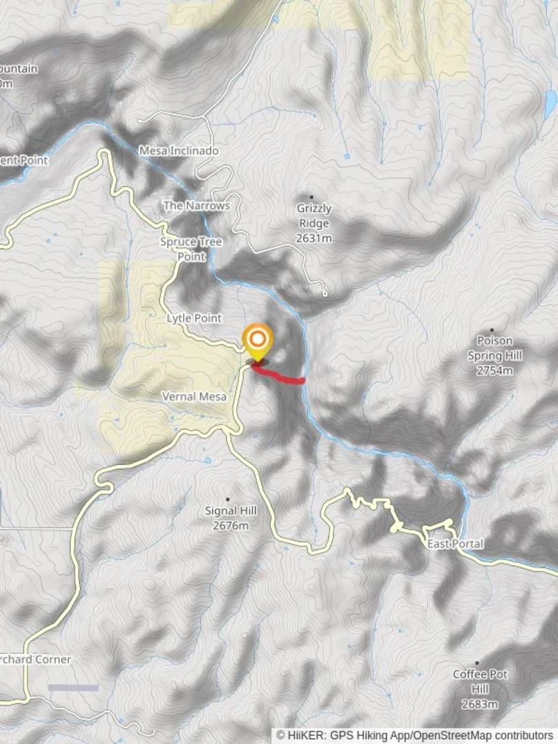 An image depicting the trail Tomichi Route and its surrounding area.