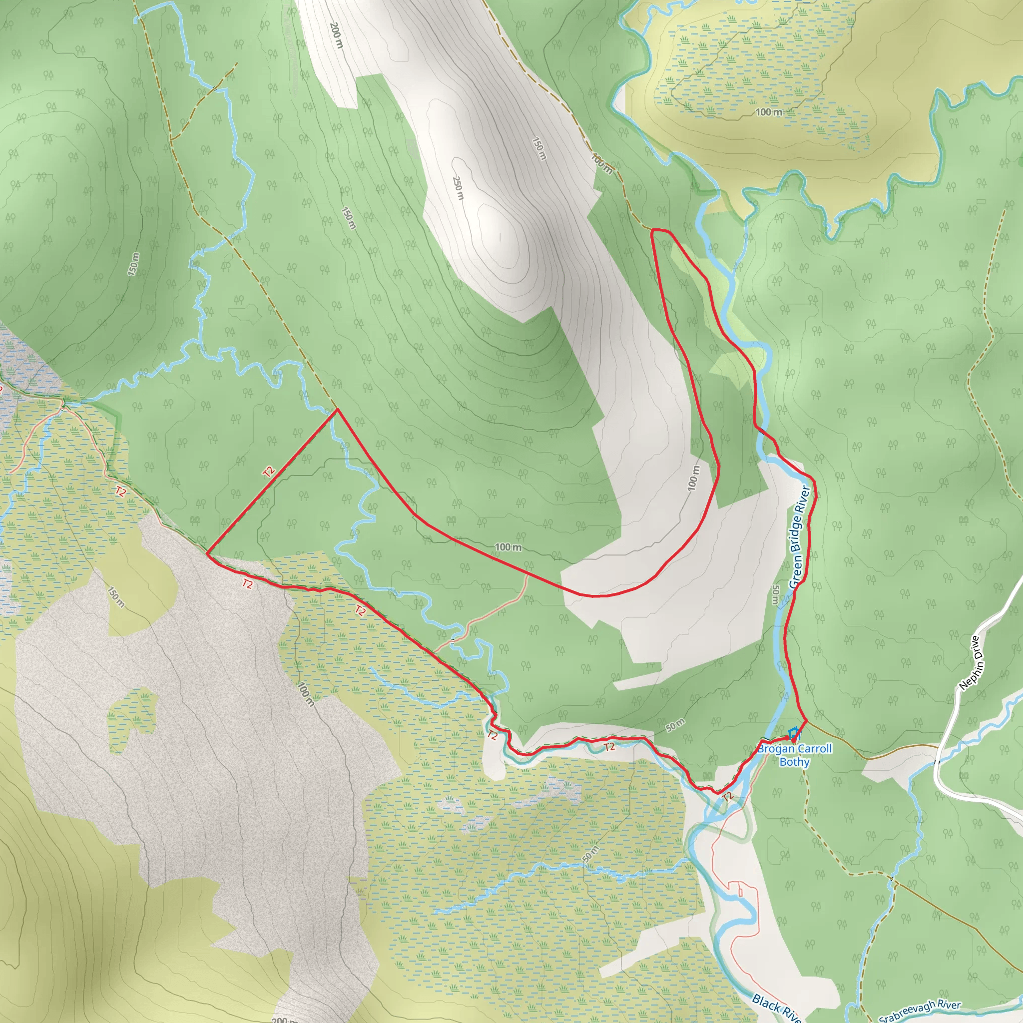 Bothy Loop mobile static map