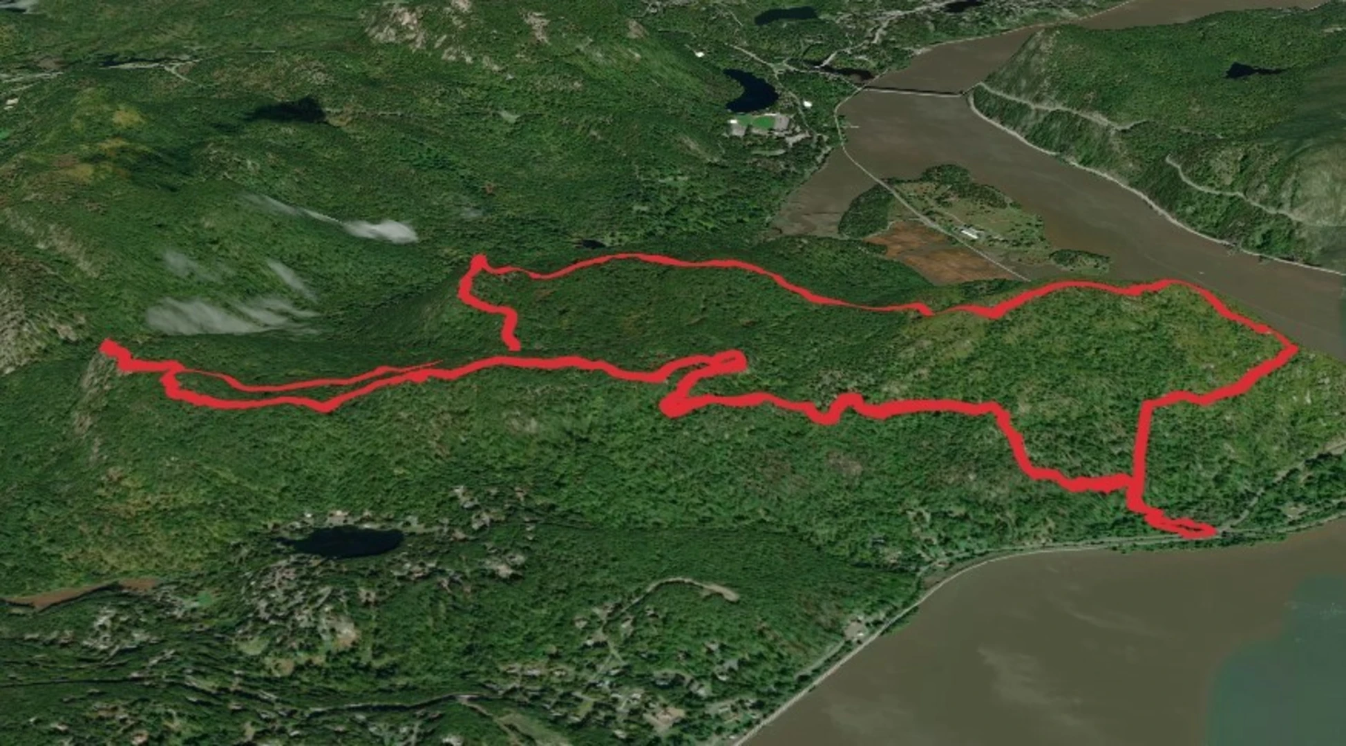 An image depicting the trail Dunderberg, Bald Mountain and The Timp Loop Trail and its surrounding area.