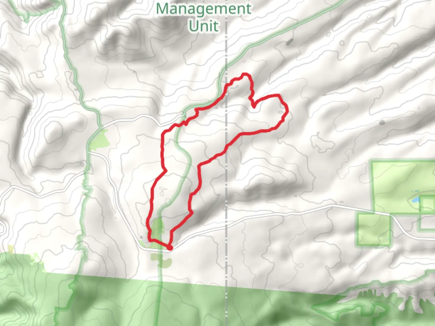 An image depicting the trail Knebal Springs - Bottle Prairie - Perry Point Loop Trail and its surrounding area.