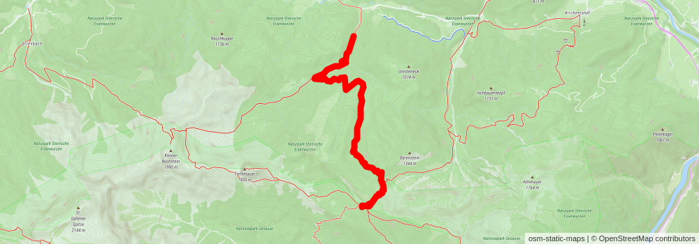 Tieflimauer Peak Loop stage 2 Map