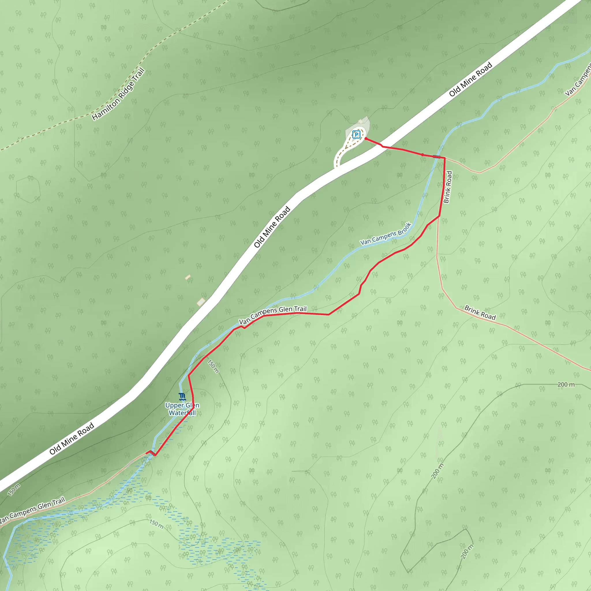Brink Road mobile static map
