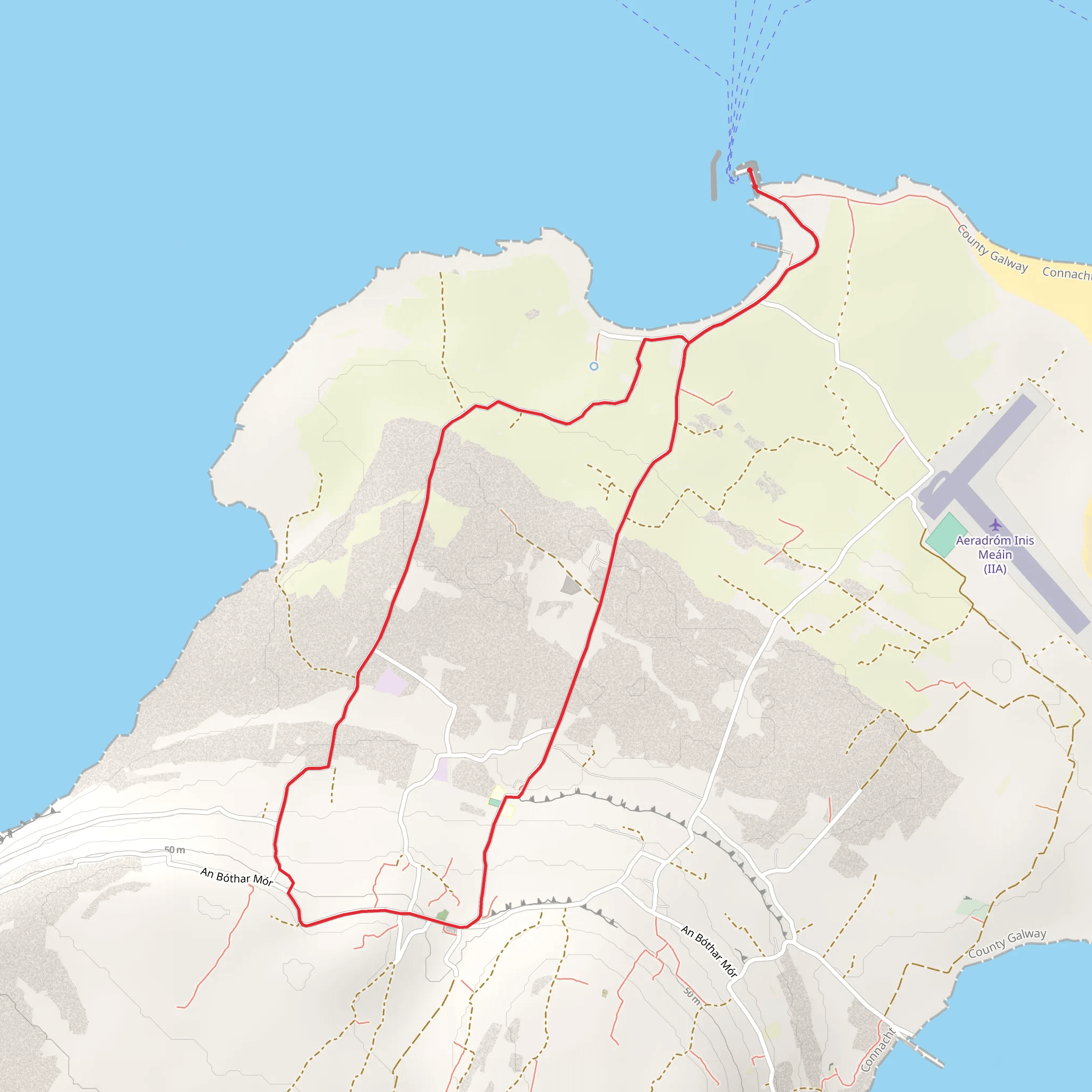 Inis Meain - Lub Dun Chonchuir mobile static map