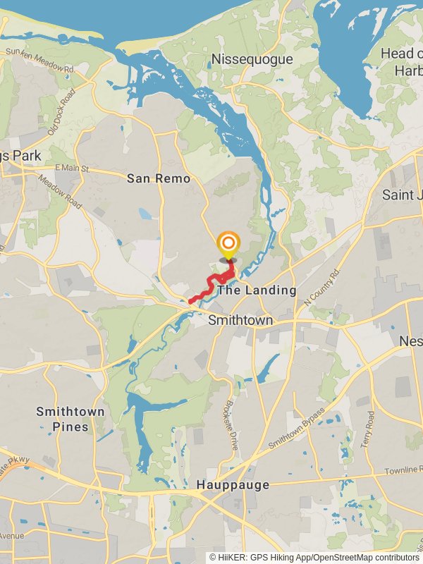Long Island Greenbelt Trail Loop mobile static map