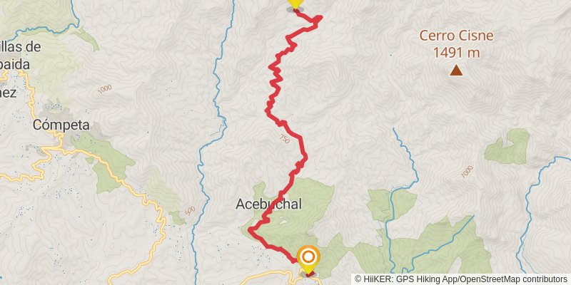 Gran Senda De Malaga stage 6 Map