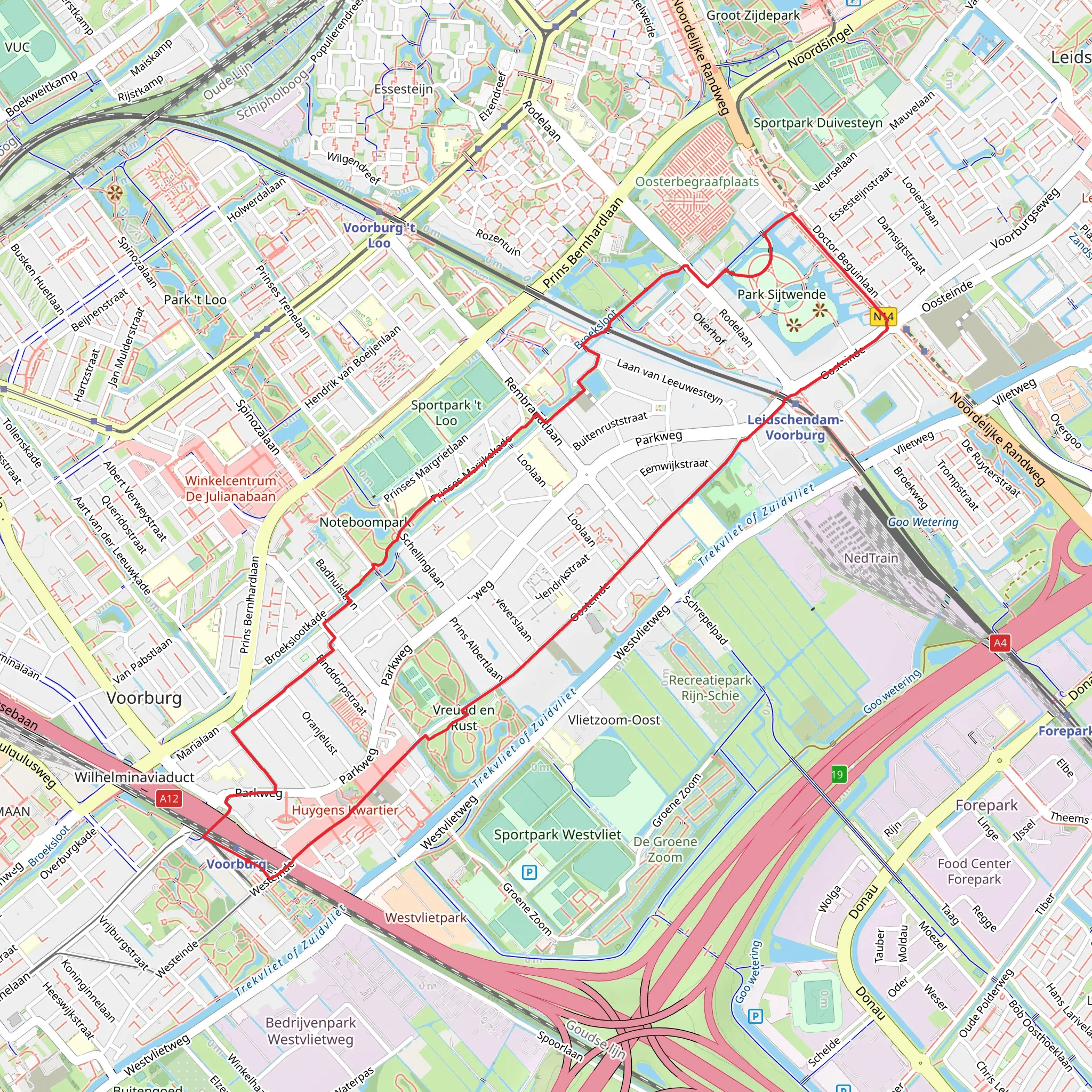 Vreugd en Rust and Park Sijtwende via Essepad mobile static map