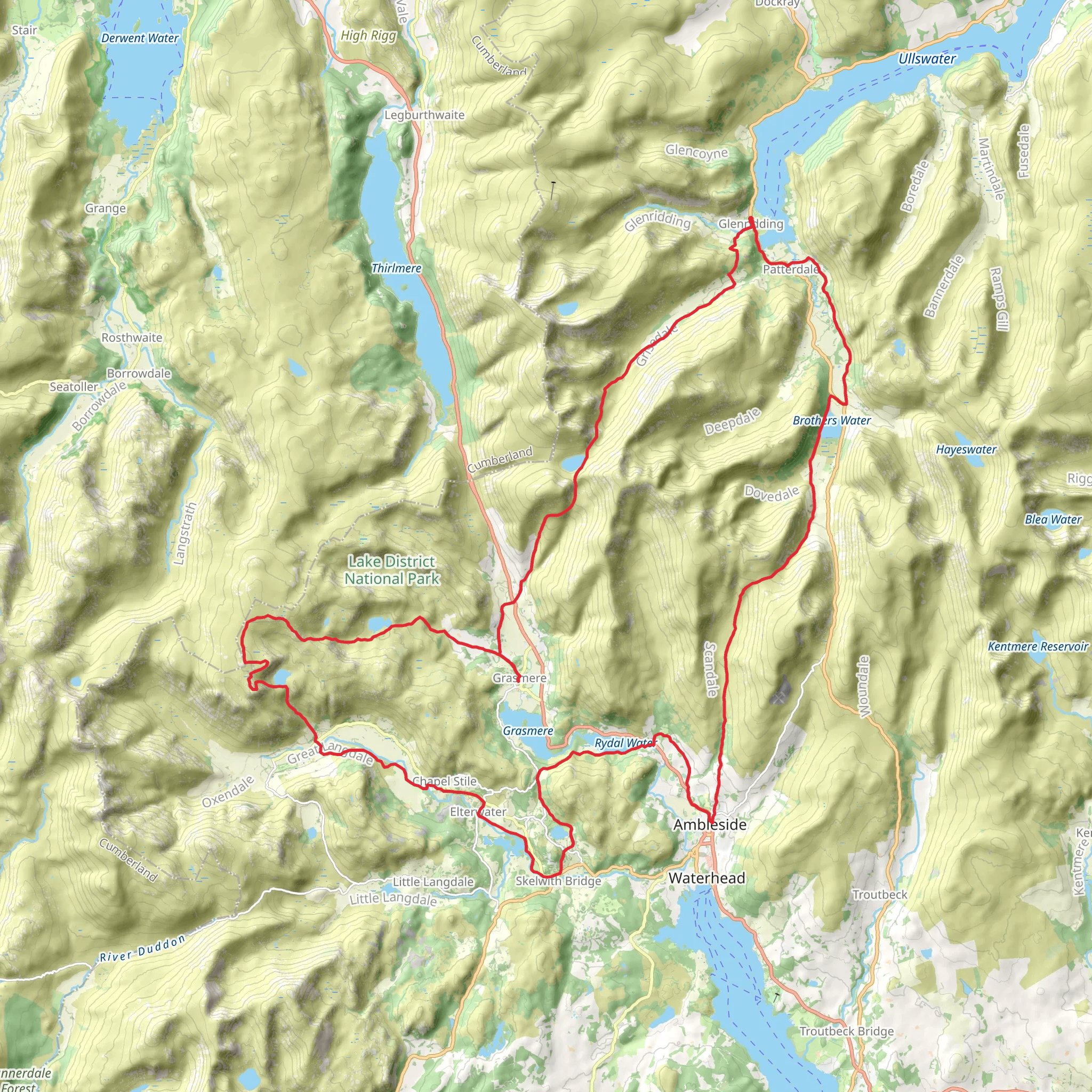 Ambleside Ale Trail mobile static map
