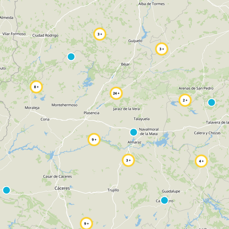 Tejeda De Tiétar Static Map