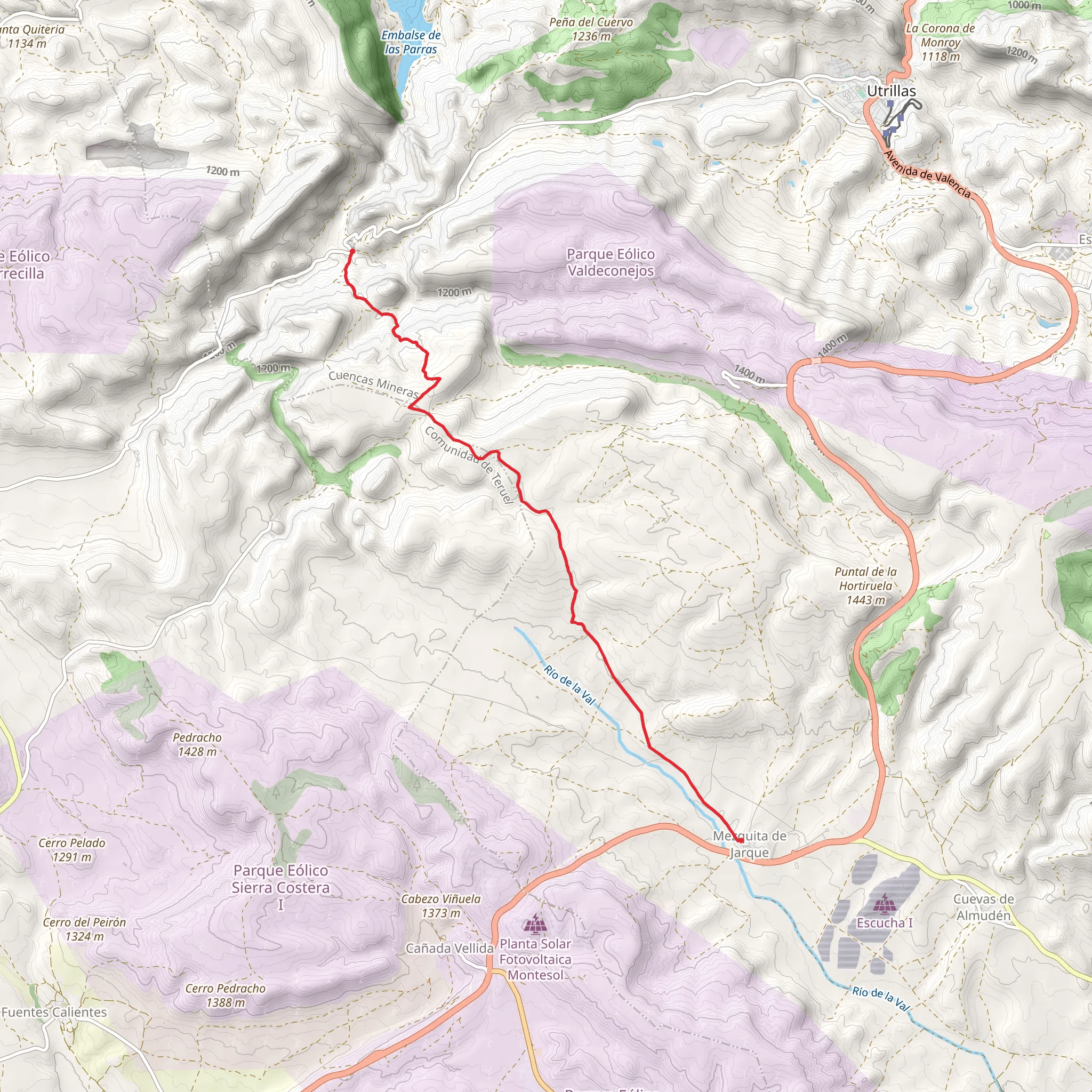 Jarque Mosque - Las Parras de Martin PR TE 106 mobile static map