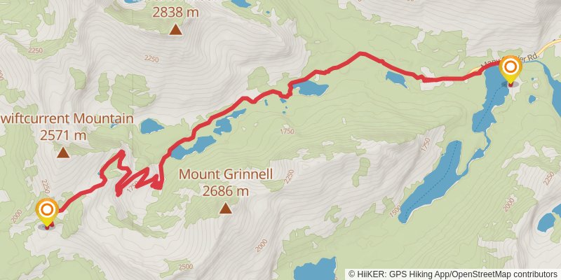 Continental Divide Trail - Montana And Idaho stage 86 Map
