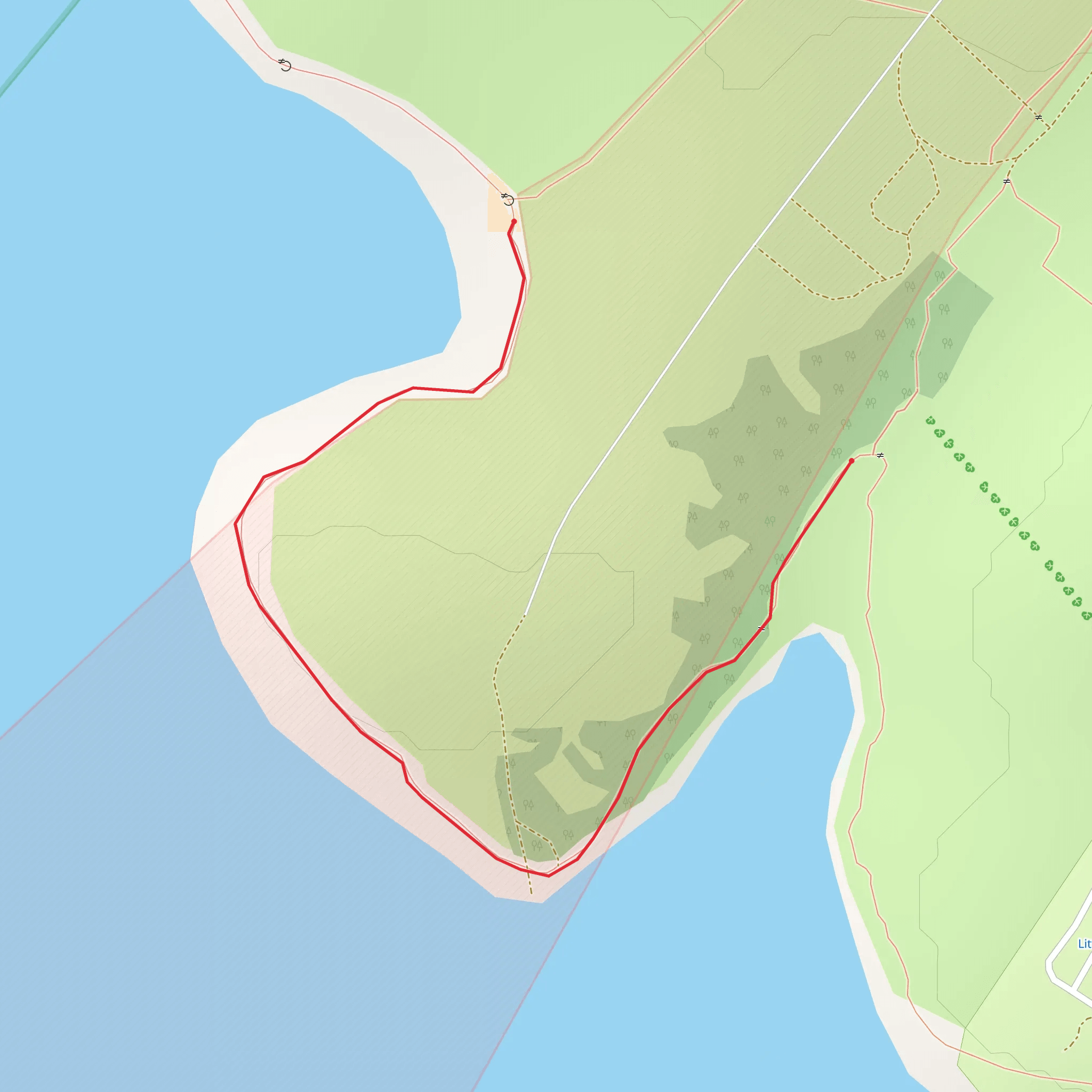 Abbotsbury to Ferrybridge - Weymouth Walk mobile static map