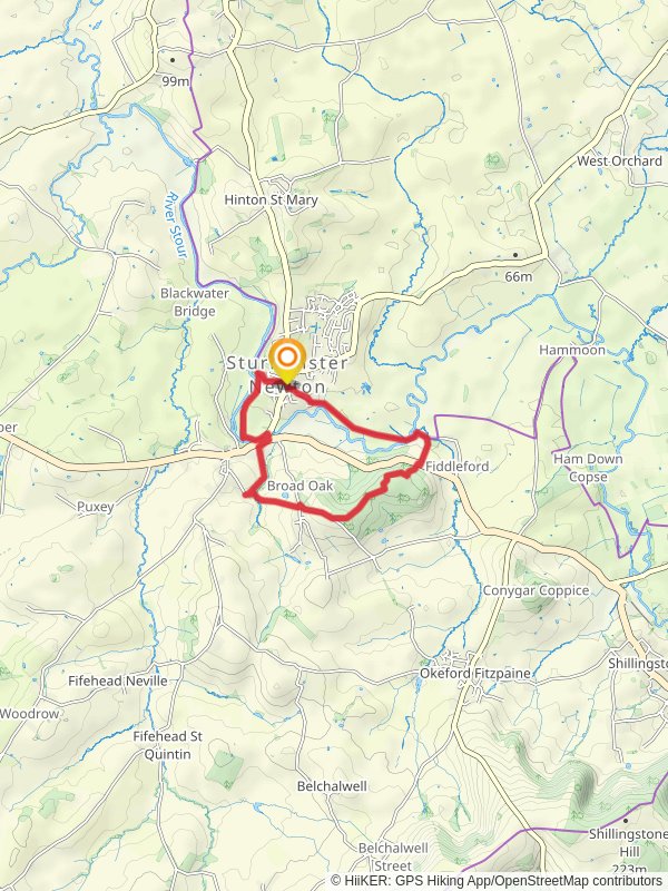 Sturminster Newton Loop Dorset England