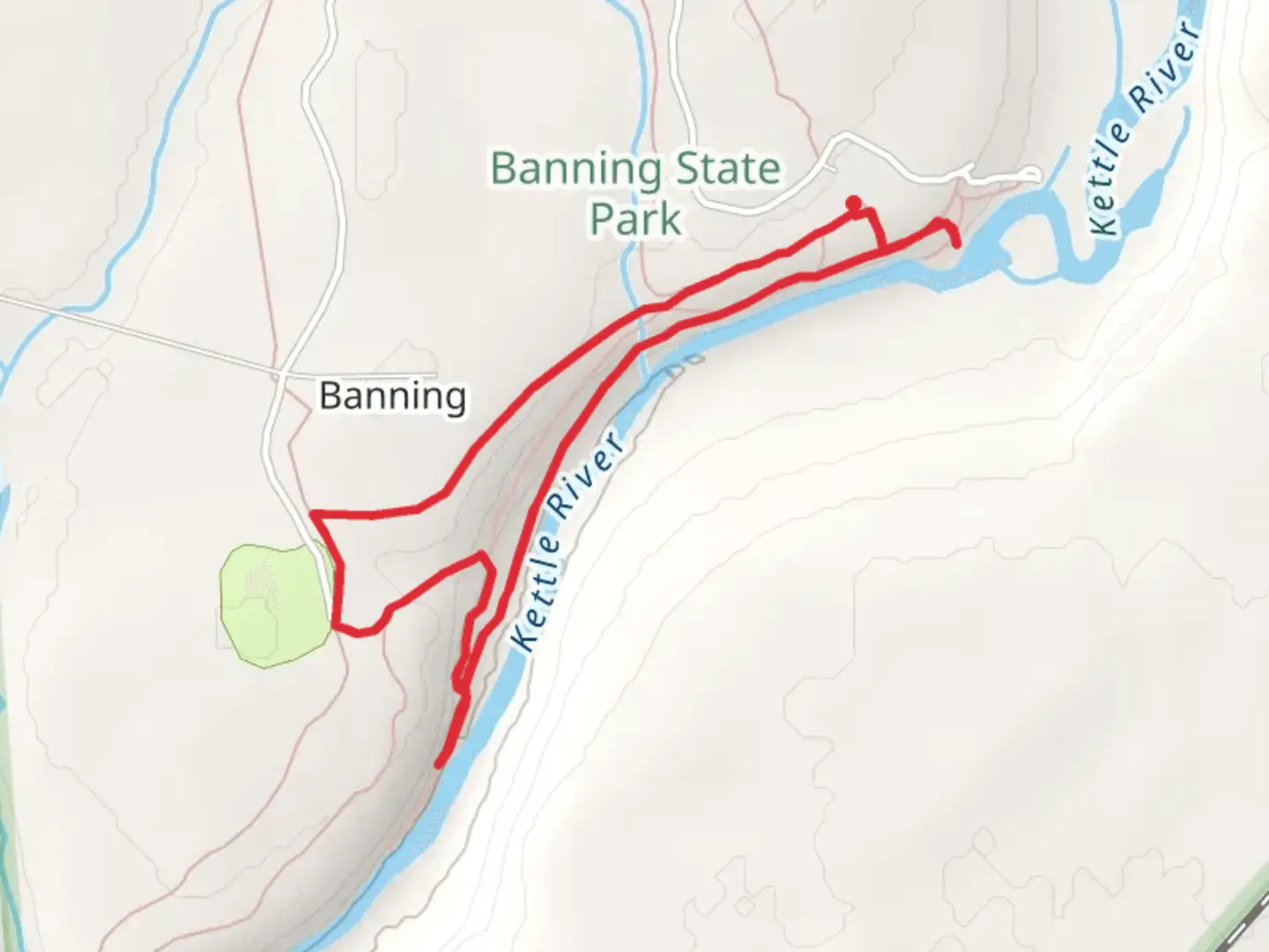 An image depicting the trail Quarry Loop via Kettle River Loop and its surrounding area.