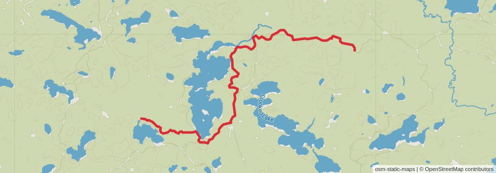 American Perimeter Trail - North Country Primary stage 105 Map