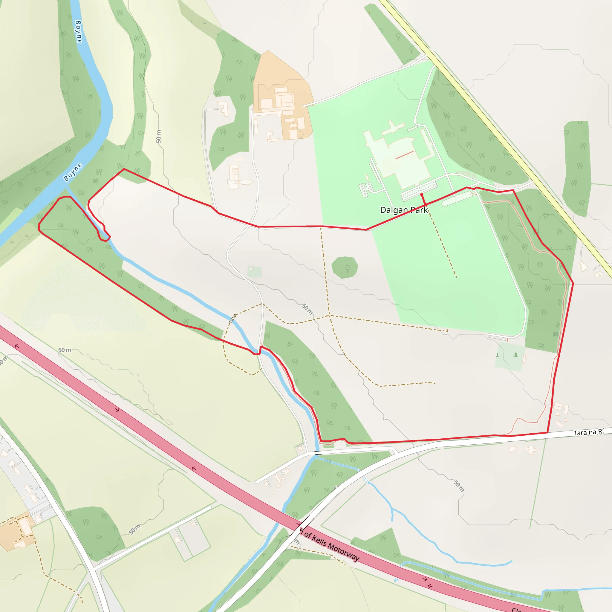 Dalgan Park mobile static map