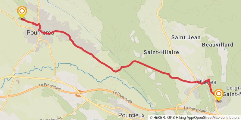 Via Aurelia stage 15 Map