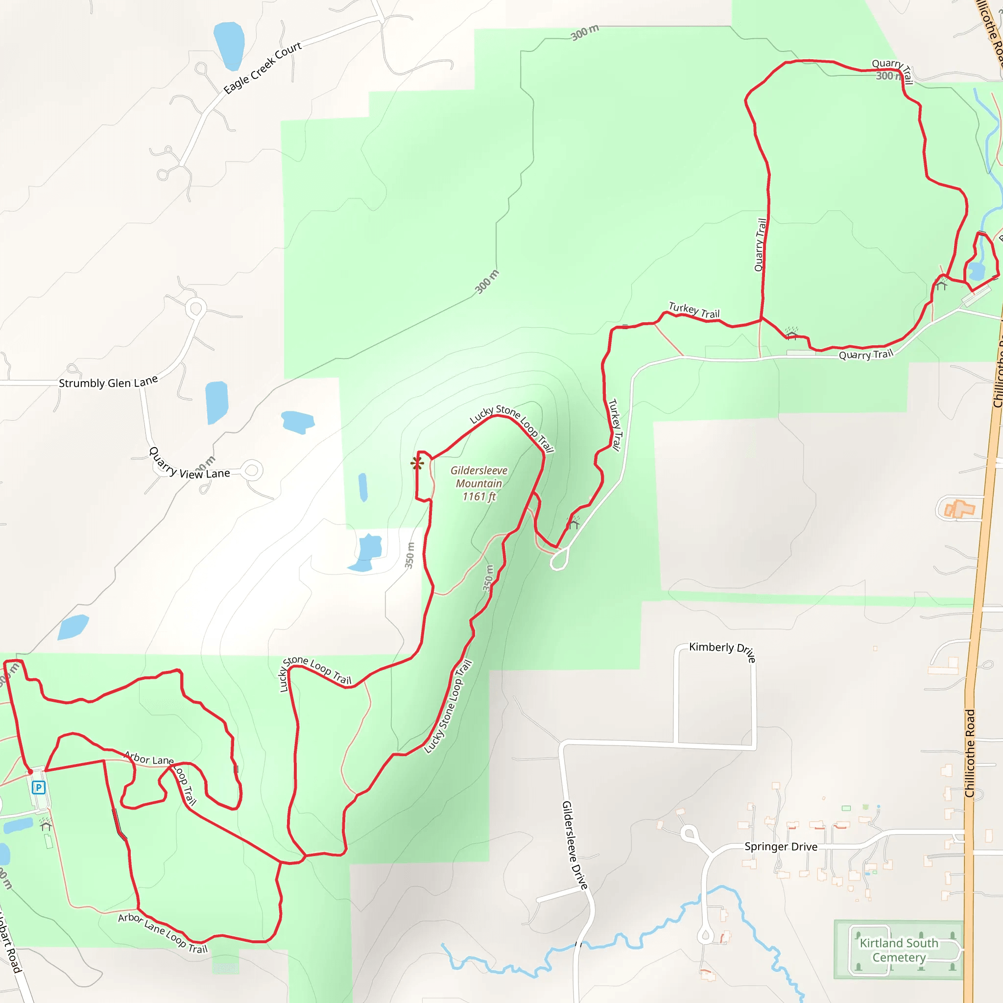 Gildersleeve Mountain - Beech Woods Loop Trail mobile static map