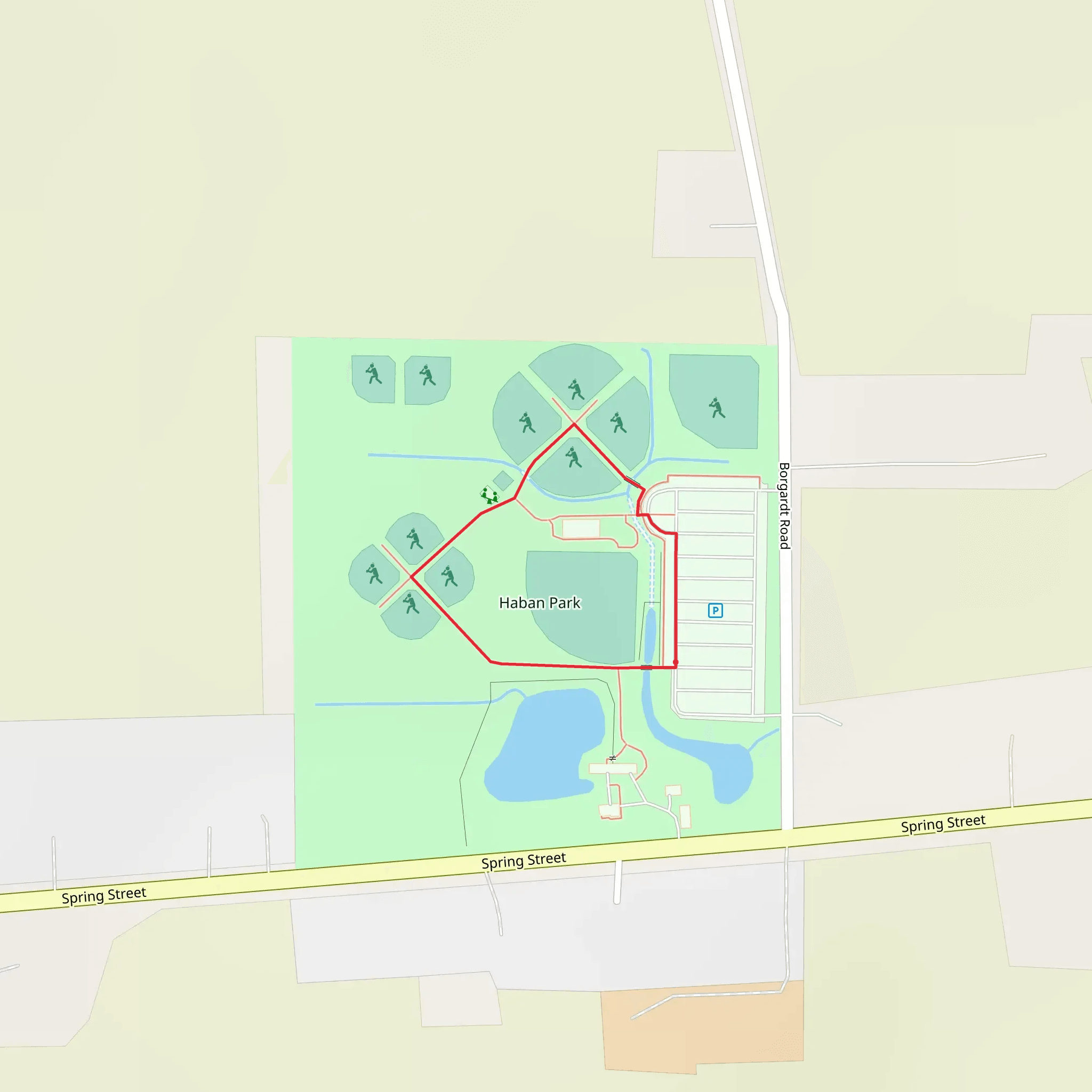 Haban Park Loop mobile static map