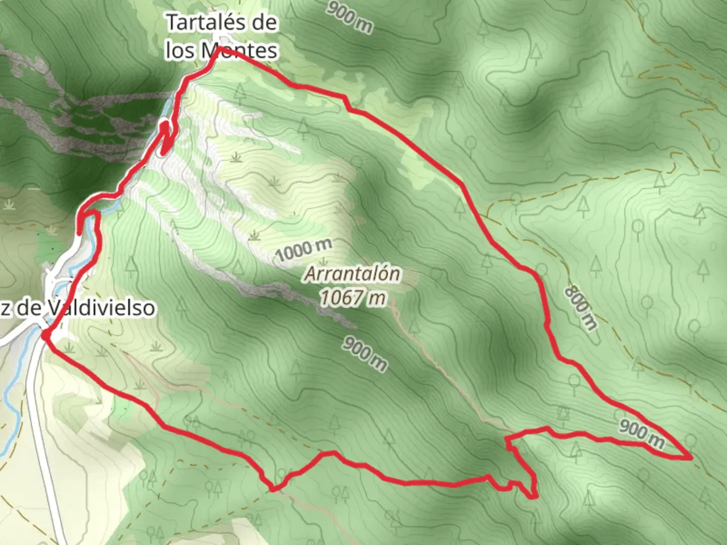 An image depicting the trail Gate Trail PR BU 181 and its surrounding area.