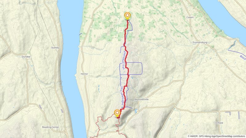Interloken Trail mobile static map