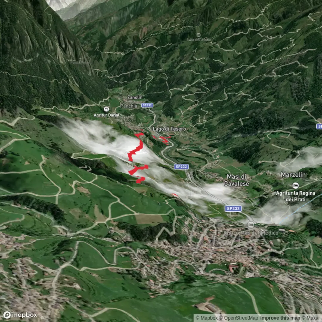 An image depicting the trail Day 2 hike to Olympic park and its surrounding area.