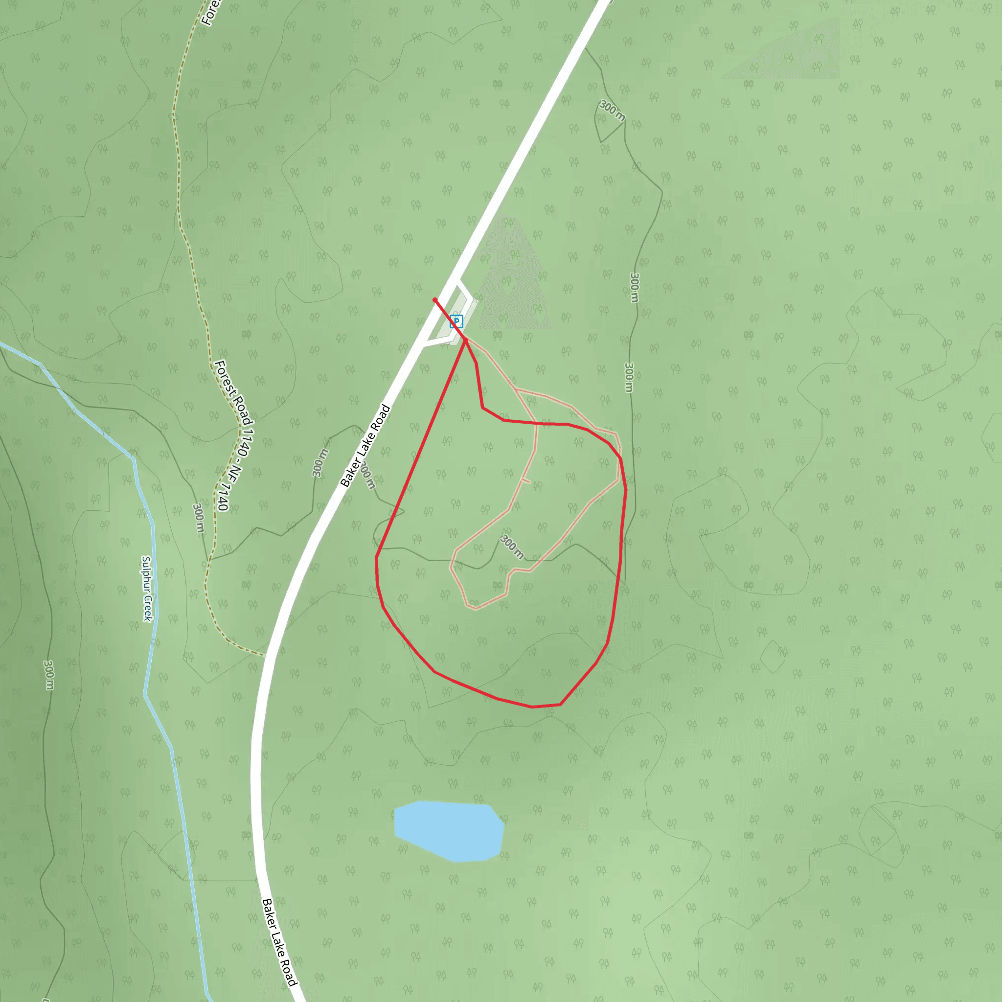 Shadow of the Sentinels Trail mobile static map
