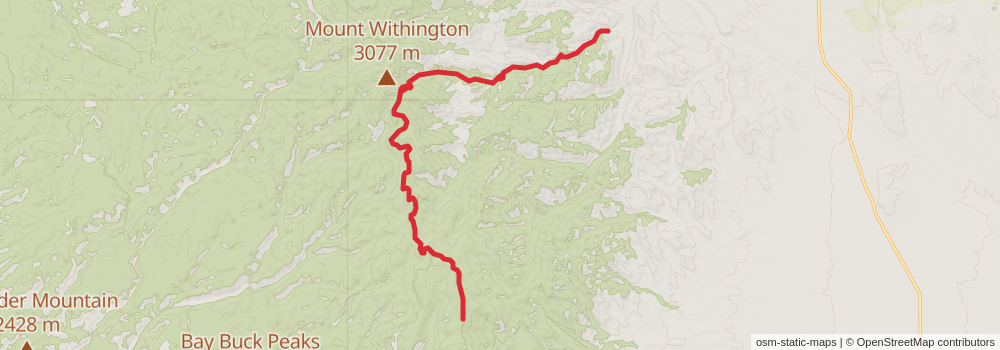 Grand Enchantment Trail stage 51 Map