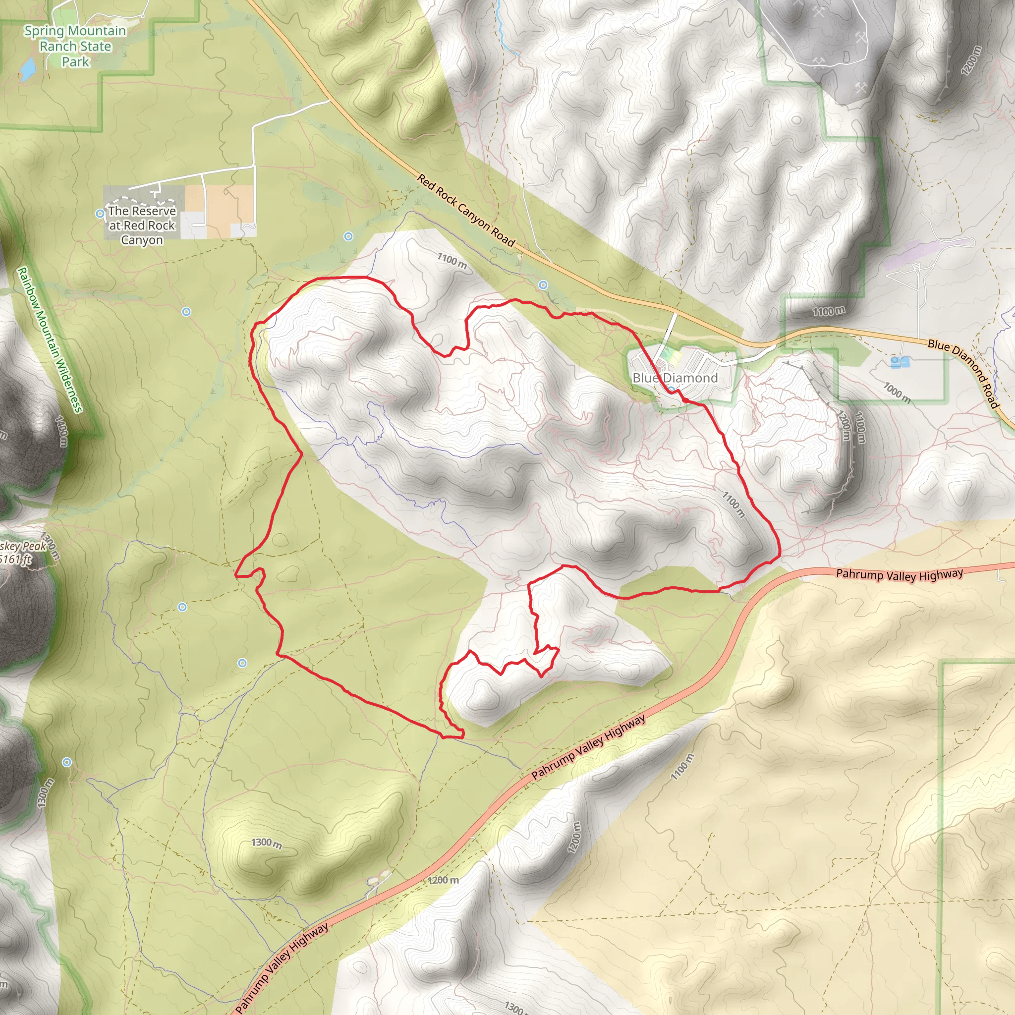 Landmine and Inner Loop mobile static map