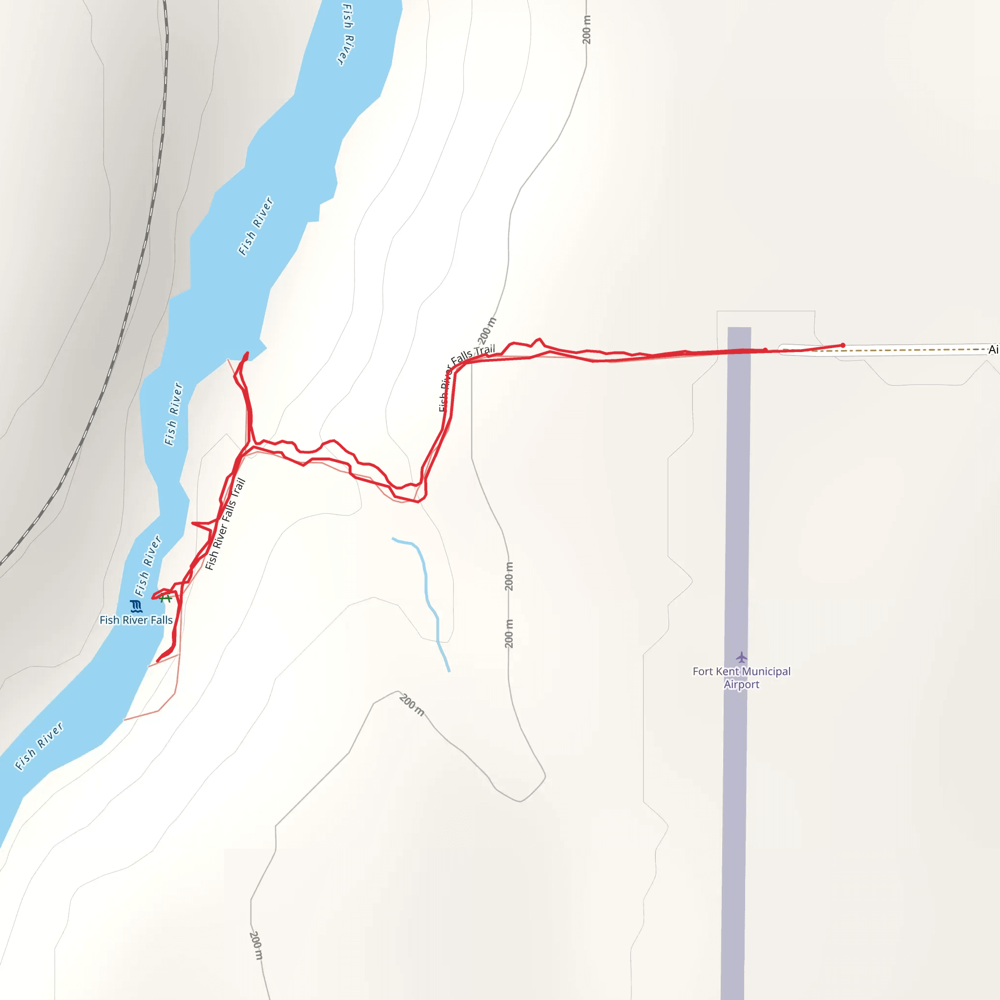Fish River Falls mobile static map