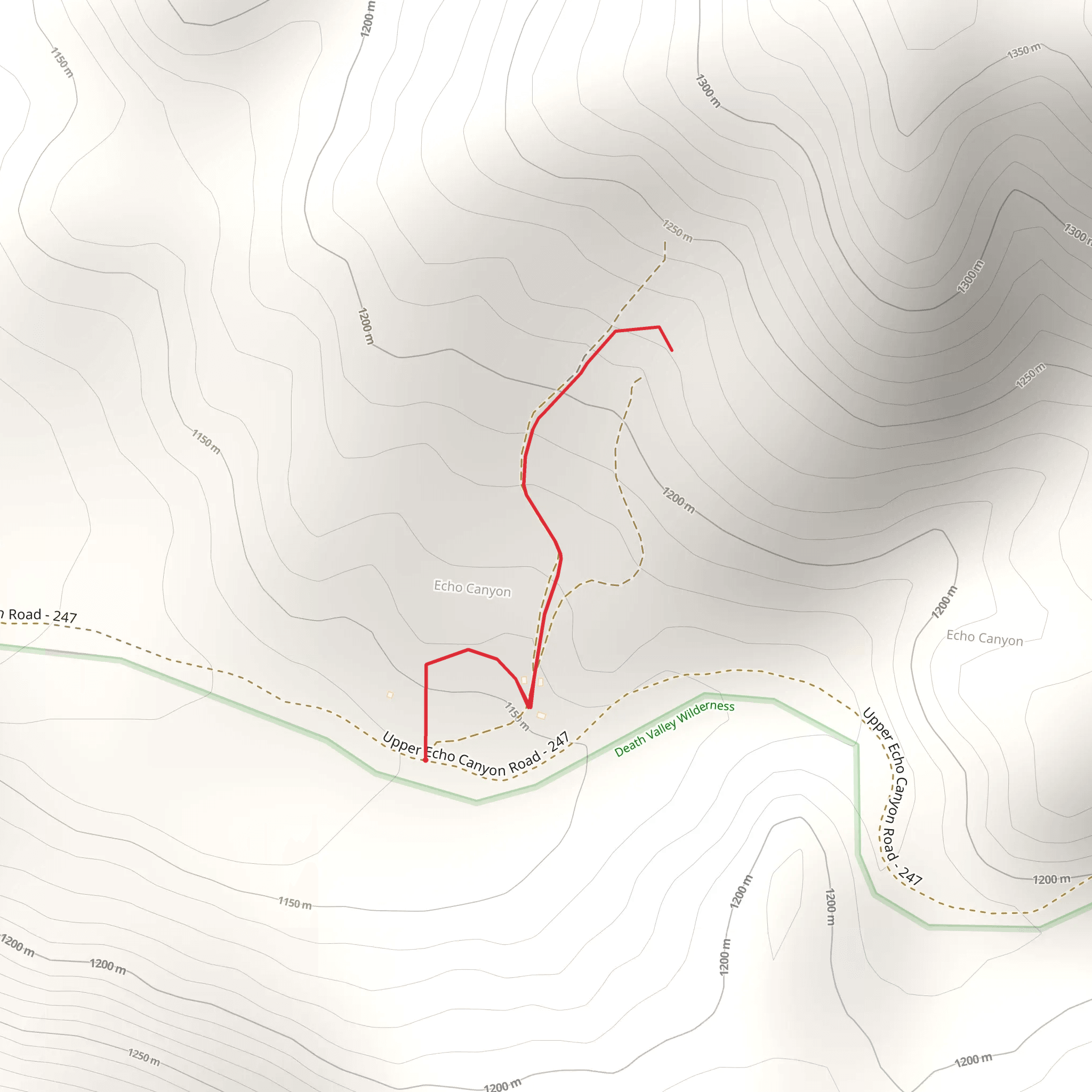 Echo Canyon Road Walk mobile static map