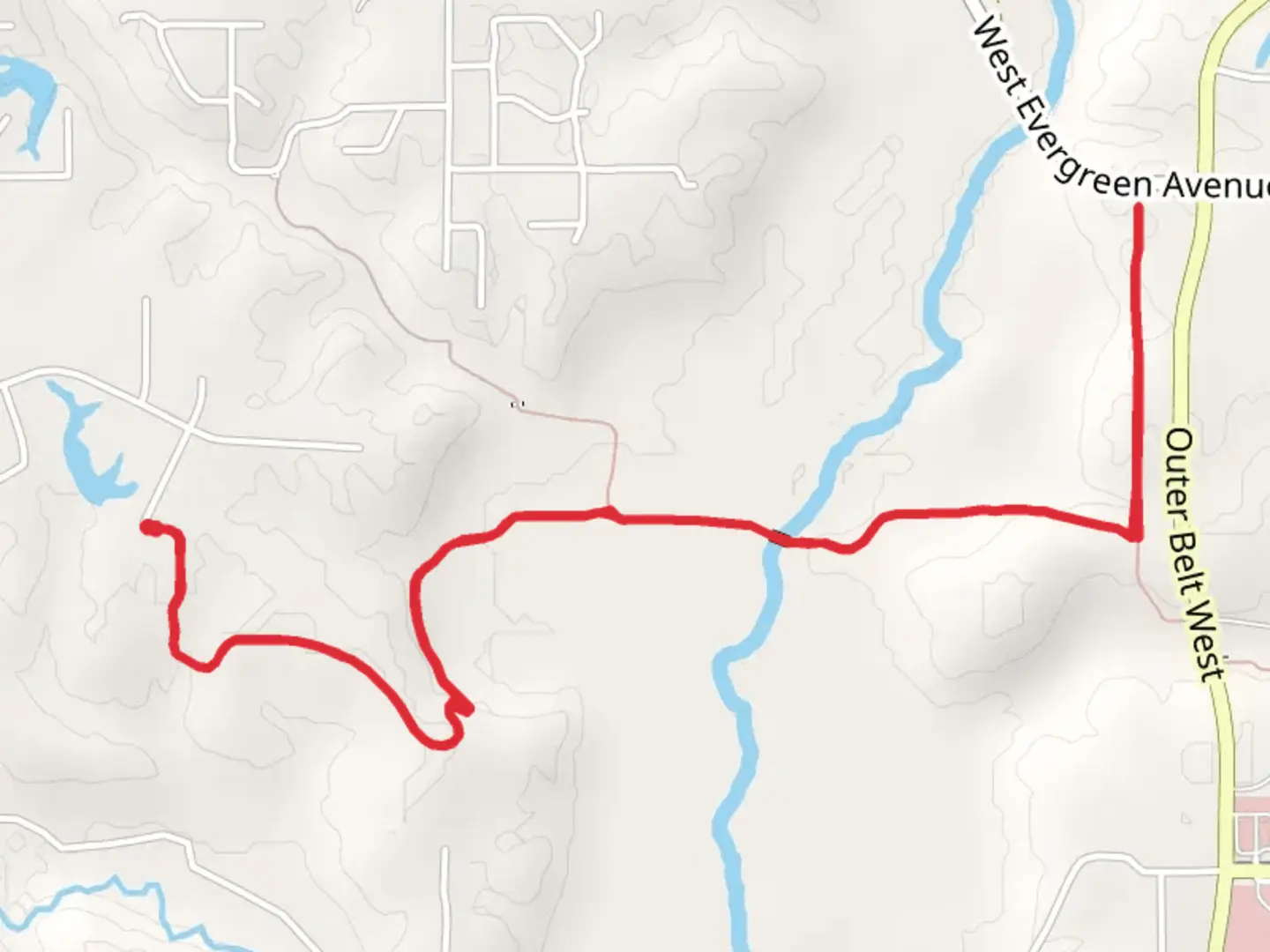 An image depicting the trail TREC Trail via Little Wabash River and its surrounding area.