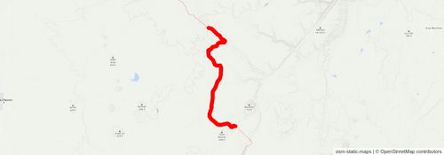 Southwestern Horseshoe Trail stage 63 Map