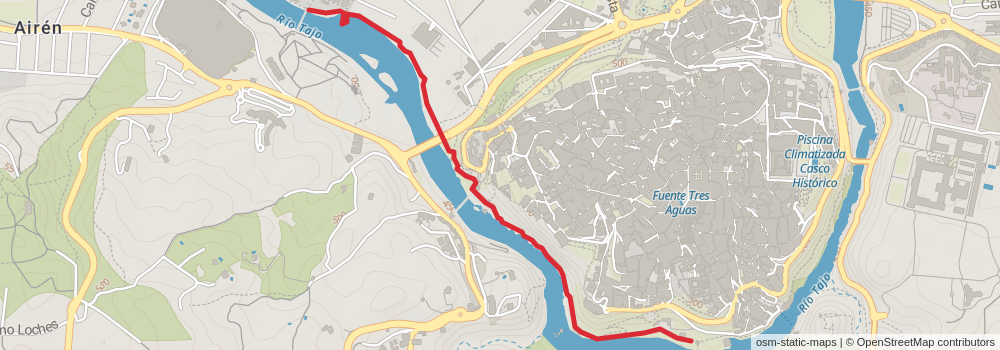 GR 113 Camino Natural del Tajo stage 24 Map
