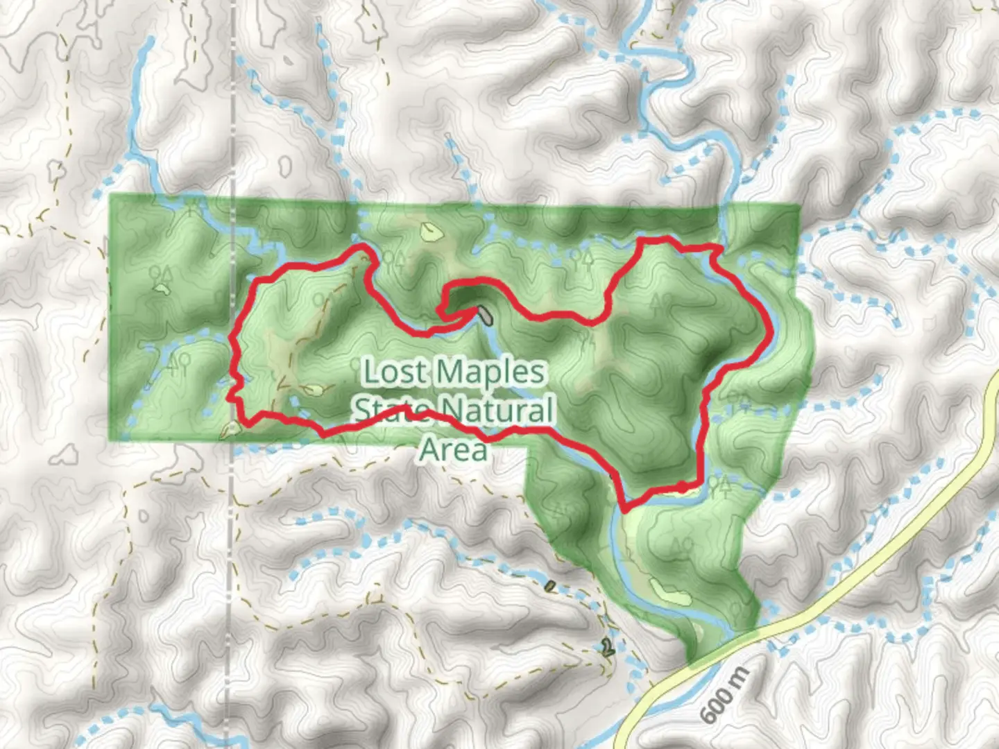 An image depicting the trail East and West Canyon Loop Trail and its surrounding area.