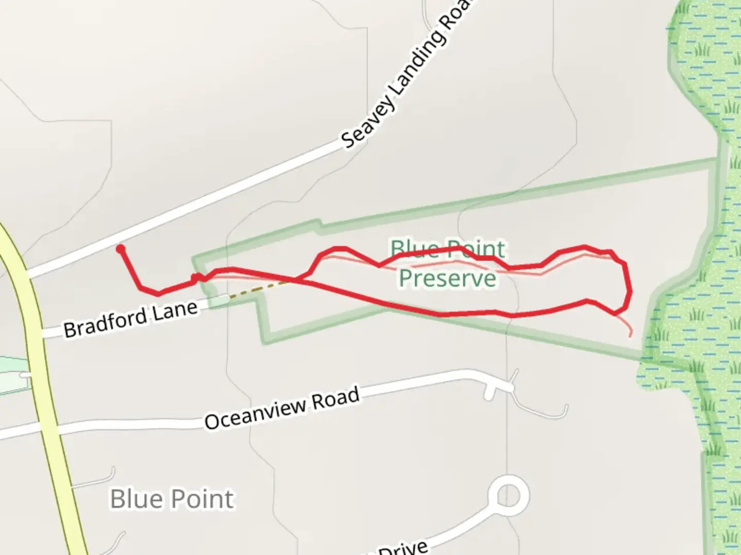 An image depicting the trail Seavey Landing Road Loop and its surrounding area.