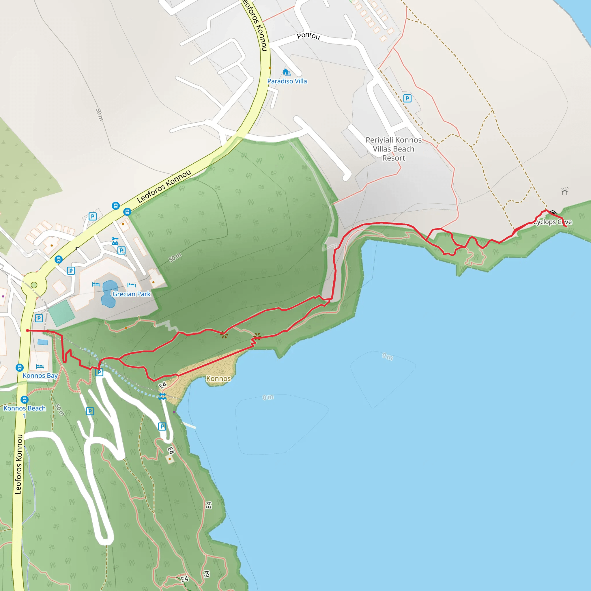 Konnoi - Cyclops Cave Circular mobile static map